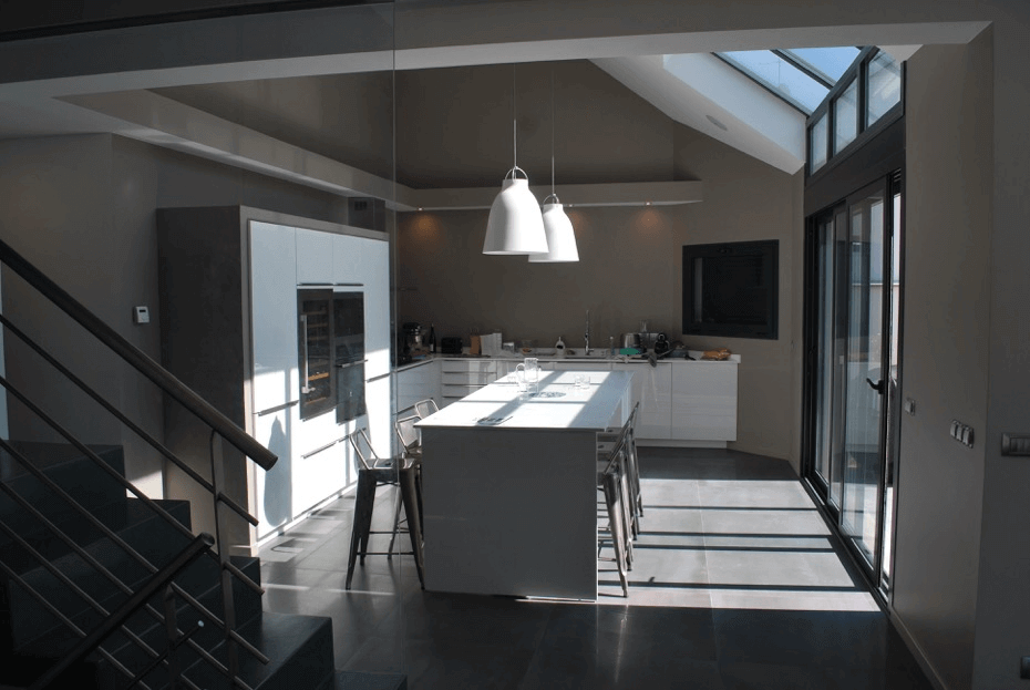 Cuisine maison contemporaine - Vauhallan - France - 2014