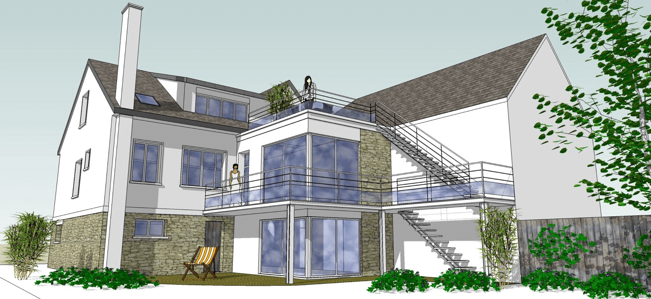 Extension maison individuelle - Saint Rémy-lès-Chevreuse - France - 2023