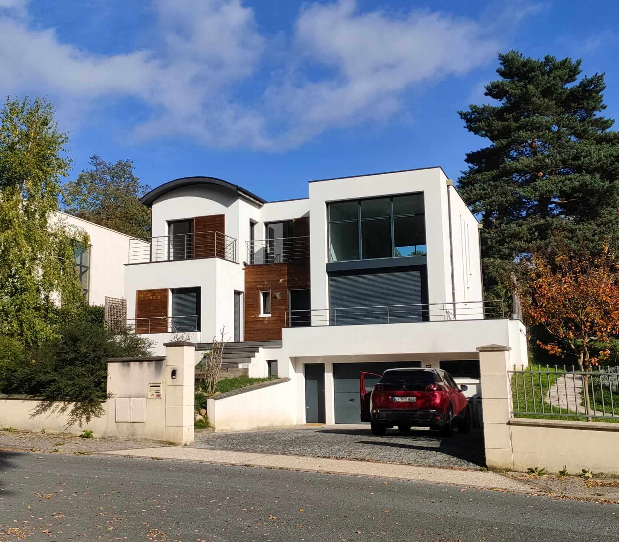 Maison contemporaine - Verrières-le-Buisson - France - 2014
